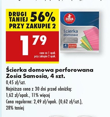 Ściereczki domowe perforowane Zosia samosia promocja