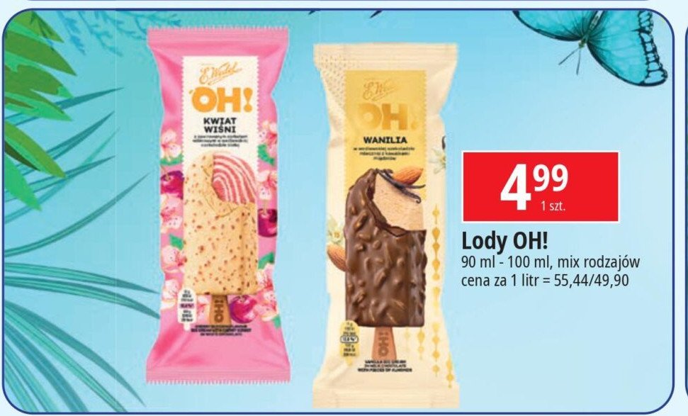 L贸d oh! kwiat wi艣ni E. WEDEL OH! promocja