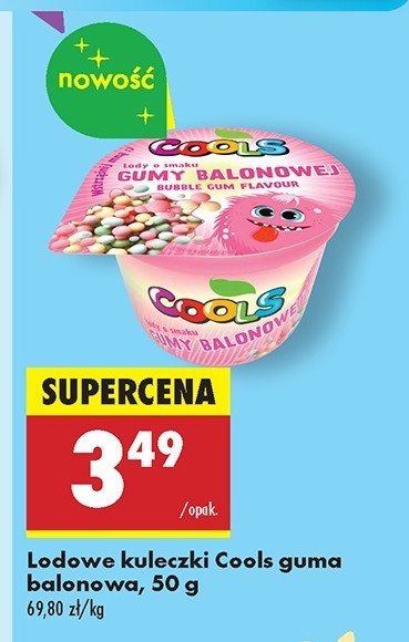 Lody kuleczkowe guma balonowa promocja