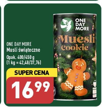 Musli cookie One day more promocja