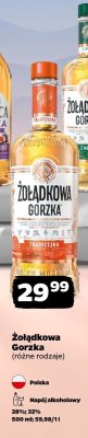 Napój alkoholowy Żołądkowa Gorzka różne rodzaje promocja w Netto