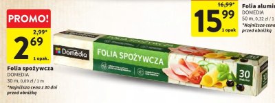 Folia spożywcza DOMEDIA promocja w Intermarche