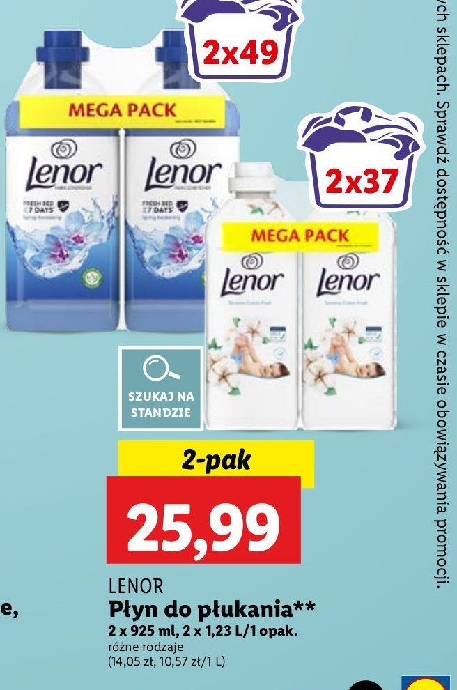 Płyn do płukania spring awakening Lenor promocja