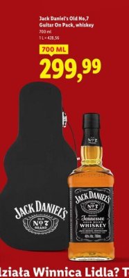 Whiskey Jack Daniel's Old No.7 Guitar On Pack promocja w Lidl