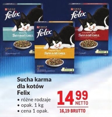Karma dla kotów Felix różne rodzaje promocja w Makro