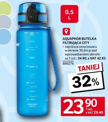 Butelka Aquaphor Ultraclean City 0,5L promocja w Selgros