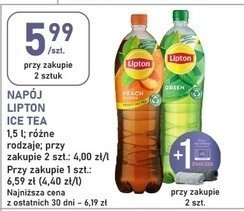 Napój Lipton Ice Tea promocja w Stokrotka