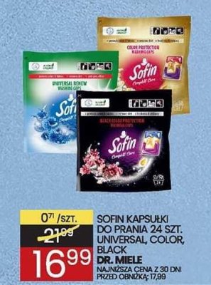 Kapsułki do prania SOFIN 24 szt. różne rodzaje GRUPA I.N.CO S.A. DR. MIELE promocja w Wafelek