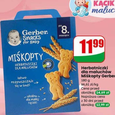 Herbatniczki dla maluchów Miśkopty Gerber promocja w Dino