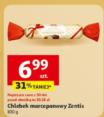 Chlebek marcepanowy Zentis promocja w Auchan
