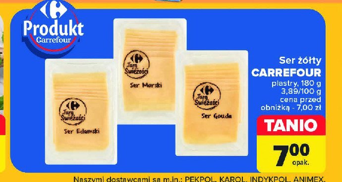 Ser gouda Carrefour targ świeżości promocja