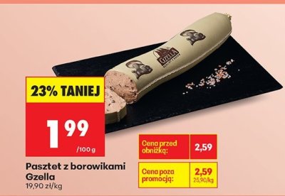 Pasztet z borowikami promocja w Biedronka