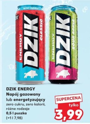 Napój gazowany lub energetyczny zero kalorii różne rodzaje promocja w Kaufland