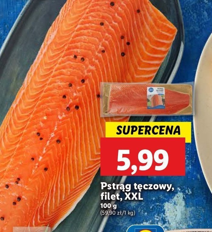 Pstrąg tęczowy filet xxl promocja