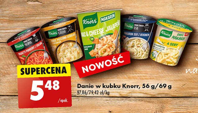 Danie makaron neapol spaghetti pomidory z zio艂ami Knorr smaki 艣wiata promocja