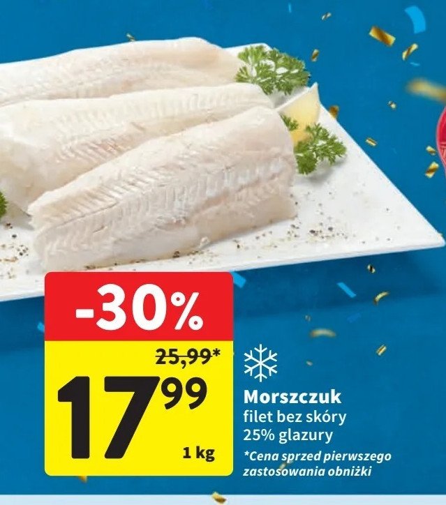 Morszczuk filet bez skóry promocja w Intermarche