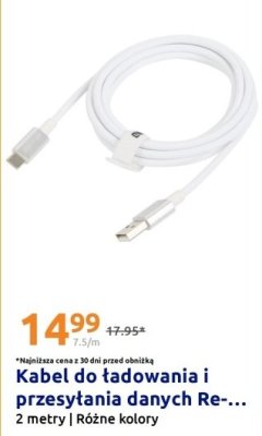 Kabel do ładowania i przesyłania danych  promocja w Action
