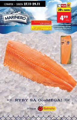 Filet z łososia atlantyckiego, porcja rodzinna Marinero promocja w Biedronka
