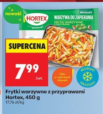 Frytki warzywne z przyprawami Hortex, 450g promocja w Biedronka