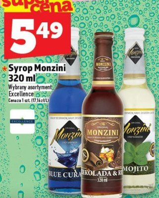 Syrop Monzini 320 ml promocja w TOPAZ