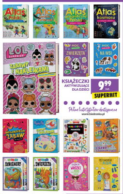 Atlas kosmosu z naklejkami i plakatem promocja