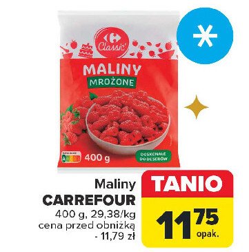 Maliny Carrefour classic promocja w Carrefour Market