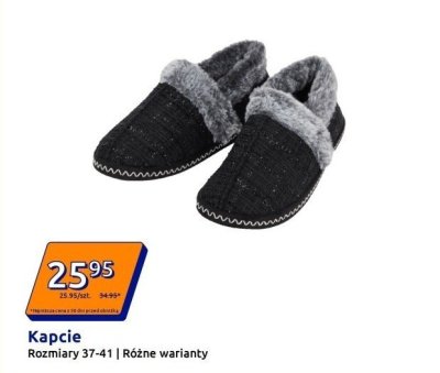 Kapcie różne warianty promocja w Action