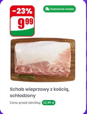 Schab wieprzowy z kością, schłodzony promocja w Dino