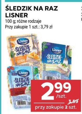 Śledzik na raz Lisner promocja w Stokrotka