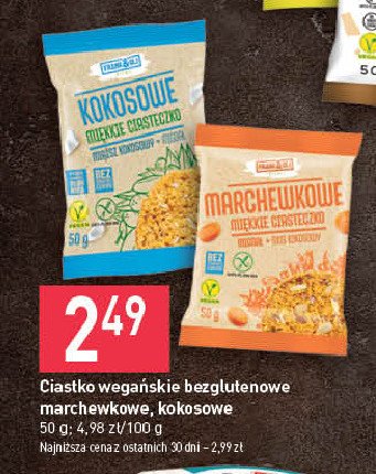 Ciasteczka marchewkowe Frank&oli promocja
