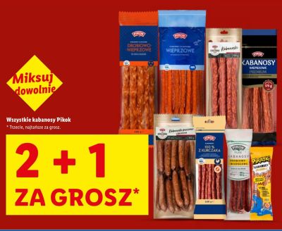 Kabanosy Pikok promocja w Lidl