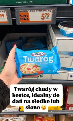 Twaróg chudy Piątnica promocja w Biedronka
