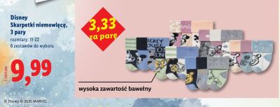 Skarpetki niemowlęce, 3 pary promocja w Lidl