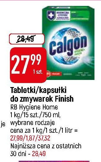 Tabletki do pralki Calgon hygiene+ promocja