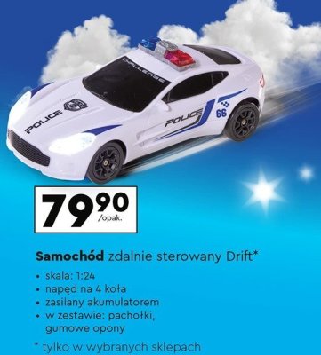 Samochód zdalnie sterowany  promocja w Biedronka