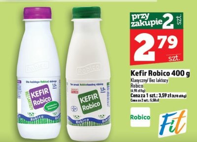 Kefir Robico 400 g promocja w TOPAZ