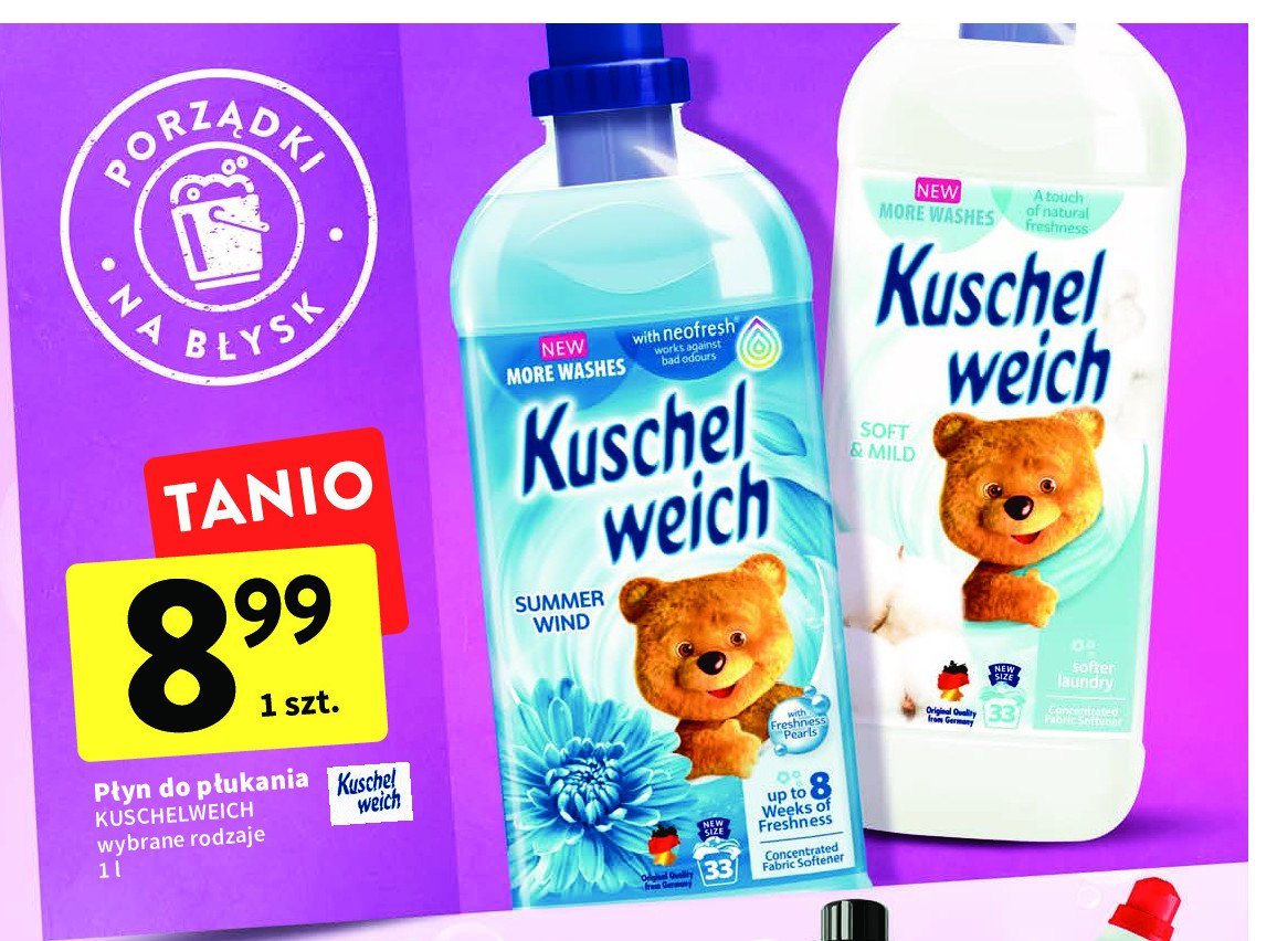 Płyn do płukania sanft&mild Kuschelweich promocja