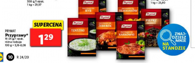 Przyprawa tzatziki Prymat promocja