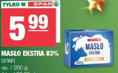 Masło promocja w SPAR