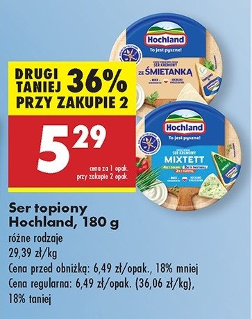 Ser topiony mixtett Hochland promocja