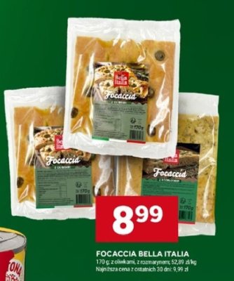 Focaccia Bella Italia promocja w Stokrotka