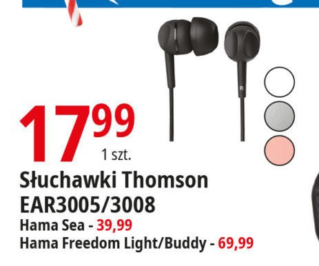 S艂uchawki freedom light bt czarne Hama promocja
