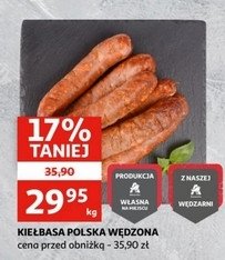 Kiełbasa polska wędzona promocja w Leclerc
