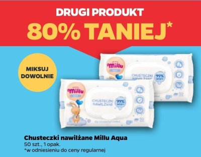 Chusteczki nawilżane Aqua promocja w Netto