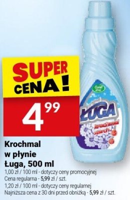 Krochmal w płynie Ługa, 500 ml promocja w Twój Market