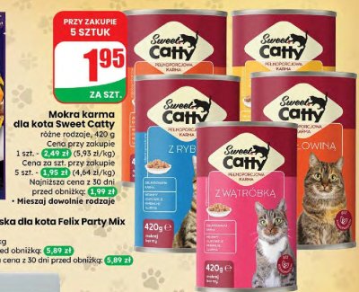 Przekąska dla kota Felix Party Mix promocja w Dino