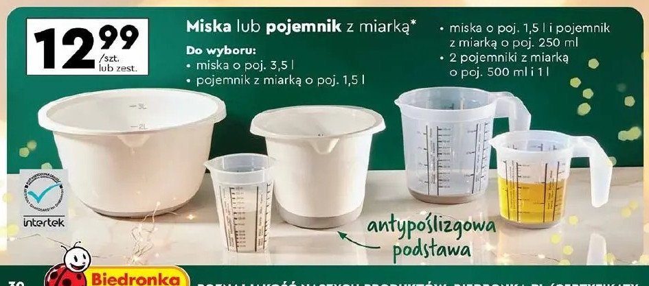 Miska z miarką promocja w Biedronka