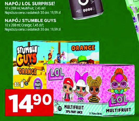 Sok wieloowocowy lol promocja