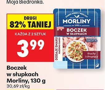 Boczek w słupkach 130 g promocja w Biedronka