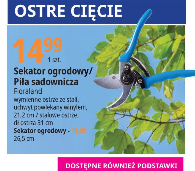 Sekator ogrodowy 26.5 cm Floraland promocja